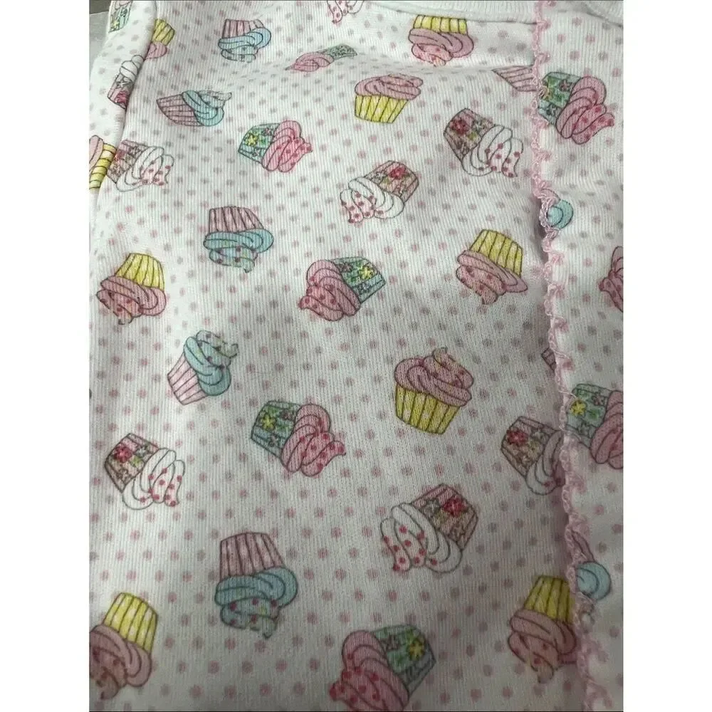 Magnolia Baby cupcake Printed footie Pima cotton size 3 months